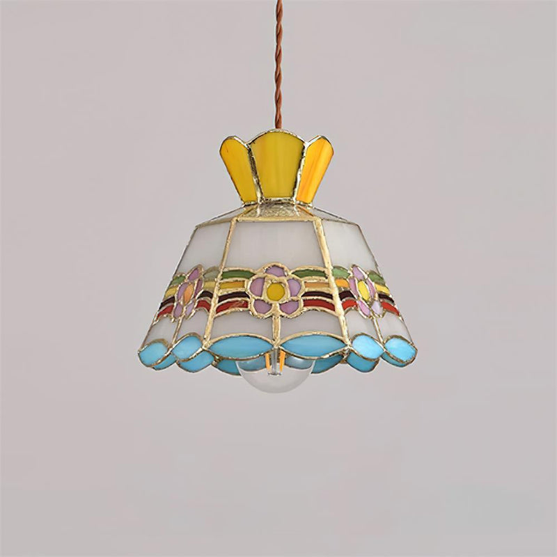 Hanglamp – Tiffany-stijl – Glas, decoratief ontwerp, sfeervolle verlichting