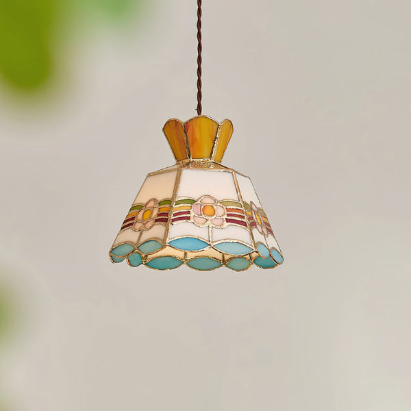 Hanglamp – Tiffany-stijl – Glas, decoratief ontwerp, sfeervolle verlichting
