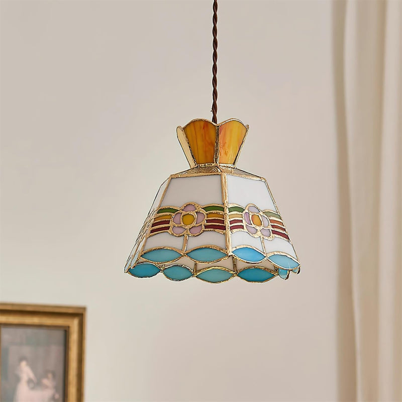 Hanglamp – Tiffany-stijl – Glas, decoratief ontwerp, sfeervolle verlichting
