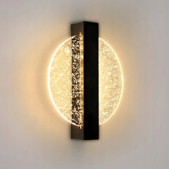 Wandlamp – Rond ontwerp – Bladsilber, warm en gezellig licht