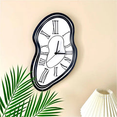 Modern Irregular Wall Clock | Unique Distorted Design for Home Décor