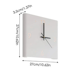 LED Double-Sided Corner Wall Clock with Remote Control