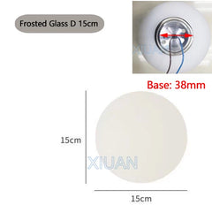 Modern Glass Wall Sconce | French Bauhaus Round Milk White Globe Lamp | Elegant Lighting - POUEV