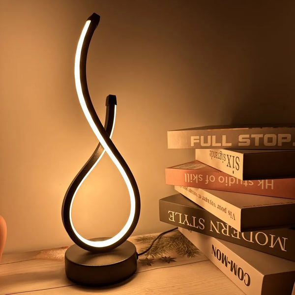 LED Table Lamp | Creative Nightstand Lamp for Bedroom, Restaurant & Café - POUEV
