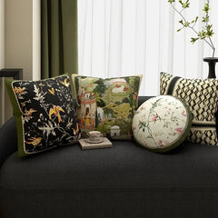 Franse Retro Kussenhoes | Luxe Decoratieve Hoes - POUEV