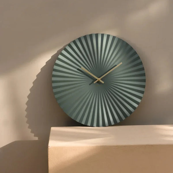 Modern Metal Wall Clock | Silent & Elegant Minimalist Clock for Home & Office