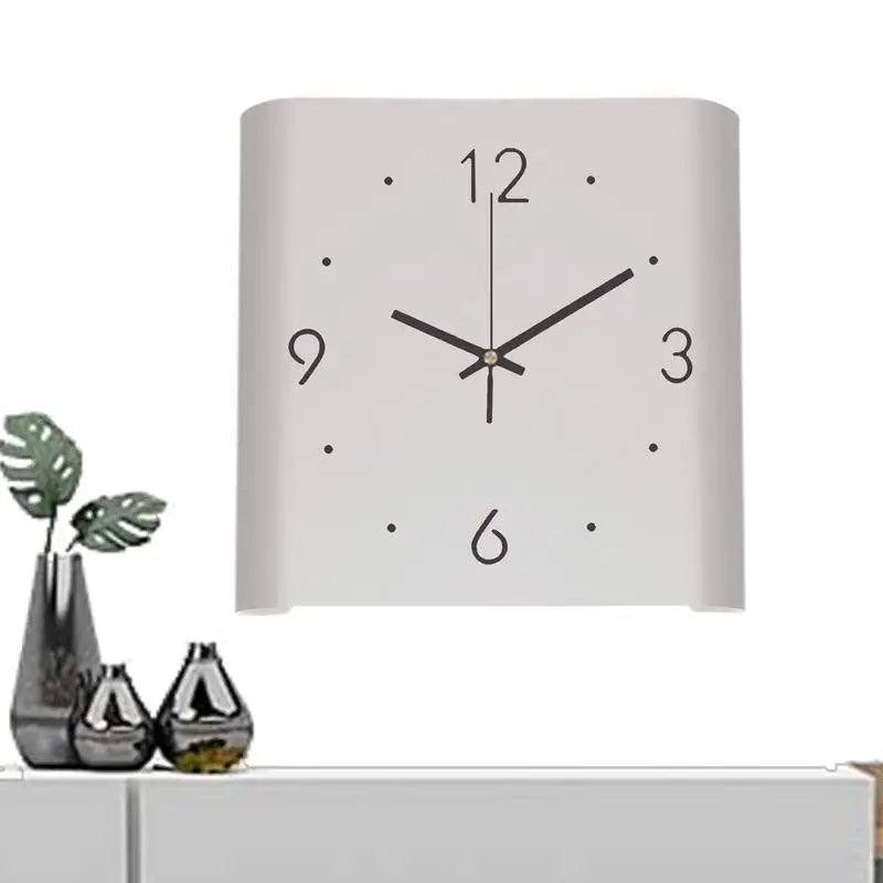 LED Double-Sided Corner Wall Clock with Remote Control