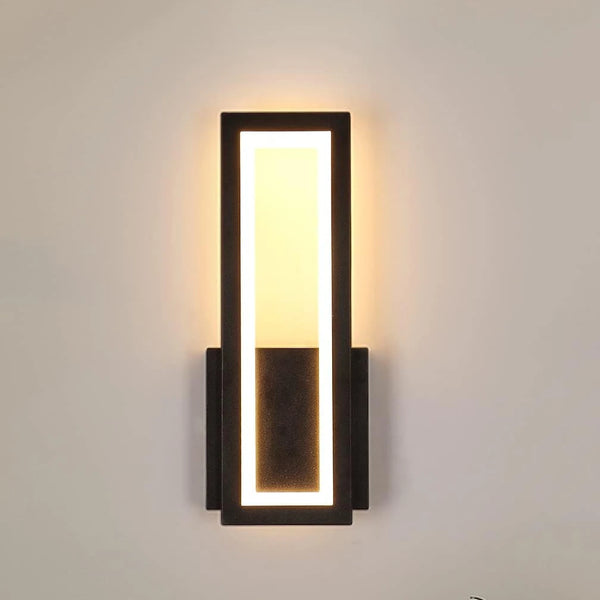 Modern LED Wall Lamp | 16W 3000K | Stylish Rectangular Wall Sconce - POUEV