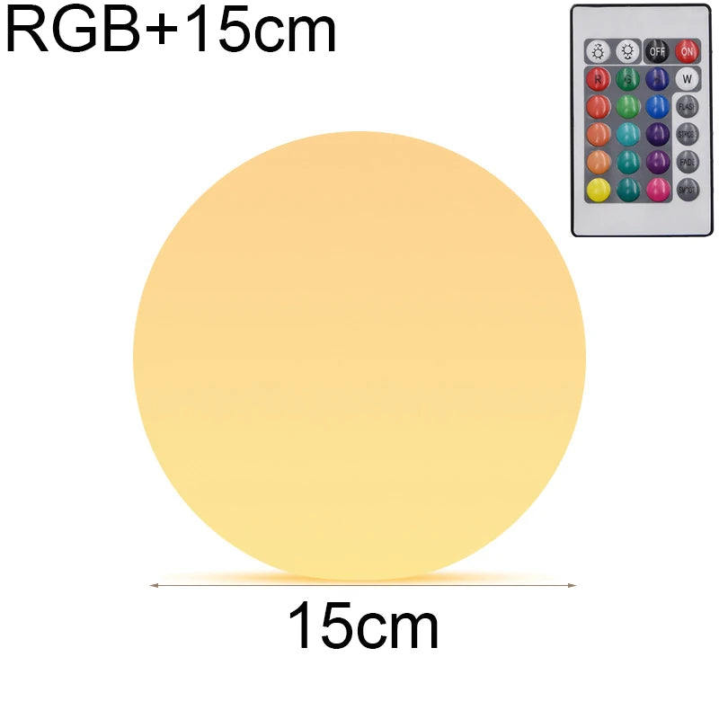 LED Ball Lamp | Luminous Globe Light | USB Rechargeable/AC Powered - POUEV