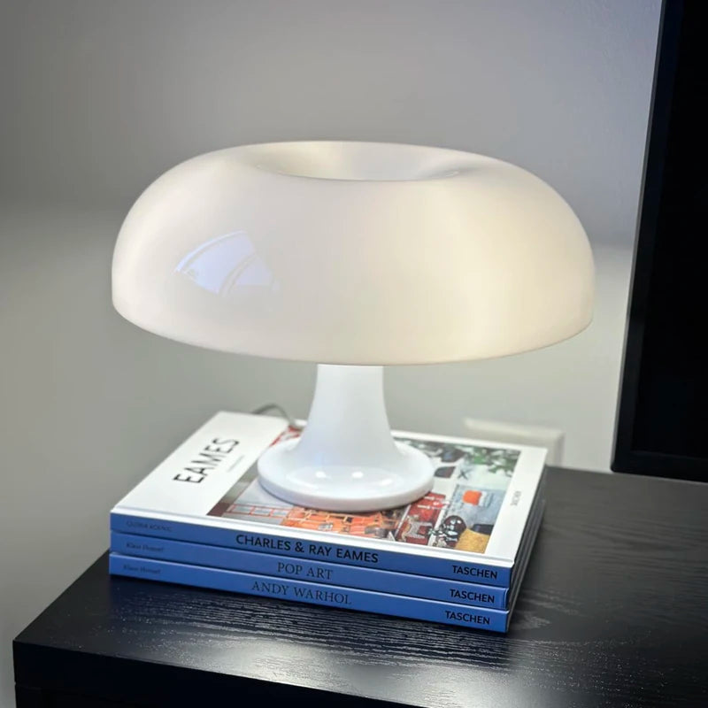 Italy Designer LED Mushroom Table Lamp | Modern Minimalist Desk Light - POUEV