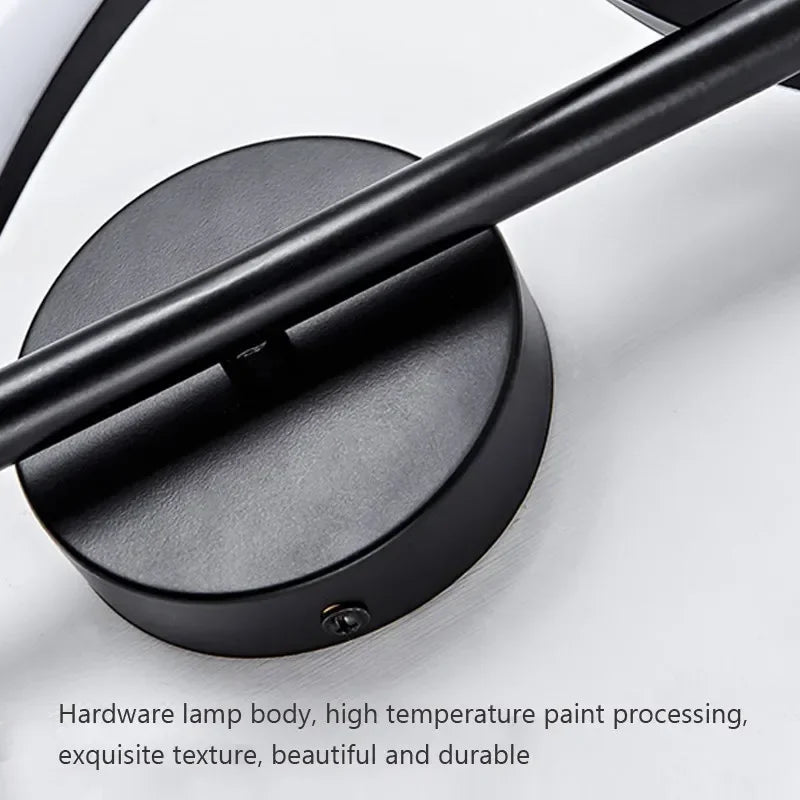 LED Wall Lamp | Luxury Black, White & Gold Wall Decorative Lights - POUEV