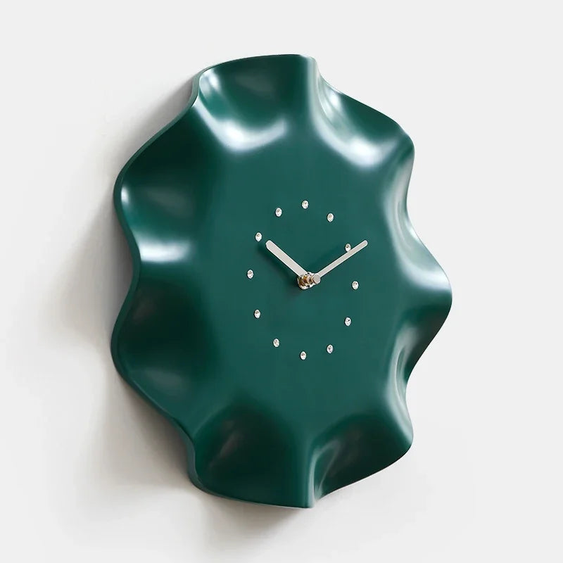 Modern Minimalist White Wall Clock | Elegant Home & Living Room Décor