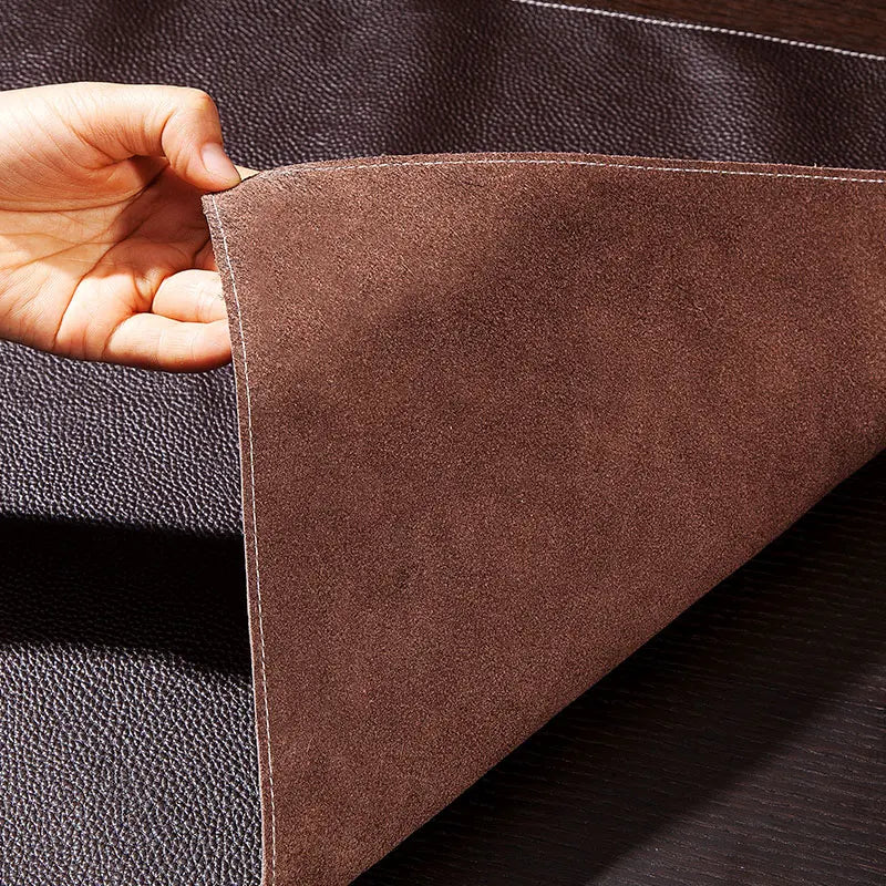 Bureau onderlegger | Echt leer | Desk mat voor computer en gaming - POUEV