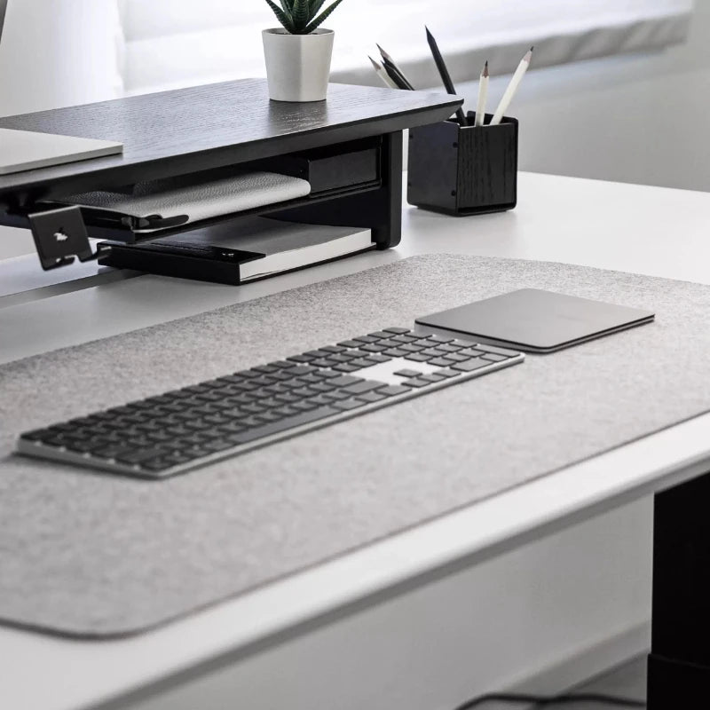 Bureau onderlegger | Gevoeld kurk | Antistatisch en geluidsreducerend - POUEV