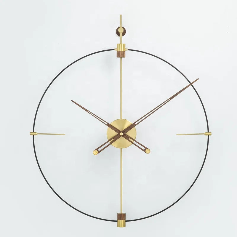 Luxury Nordic Wall Clock | Modern Minimalist Design | DIY Decorative Clock