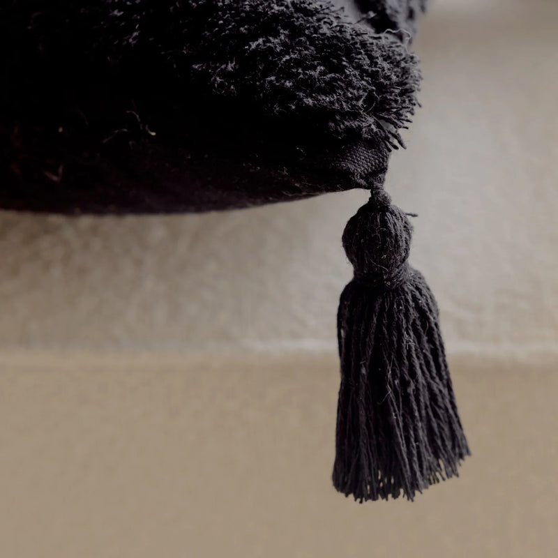 Bohemian Geometrische Kussenhoes | Beige Zwart | Decoratieve Kussenhoes Sofa - POUEV