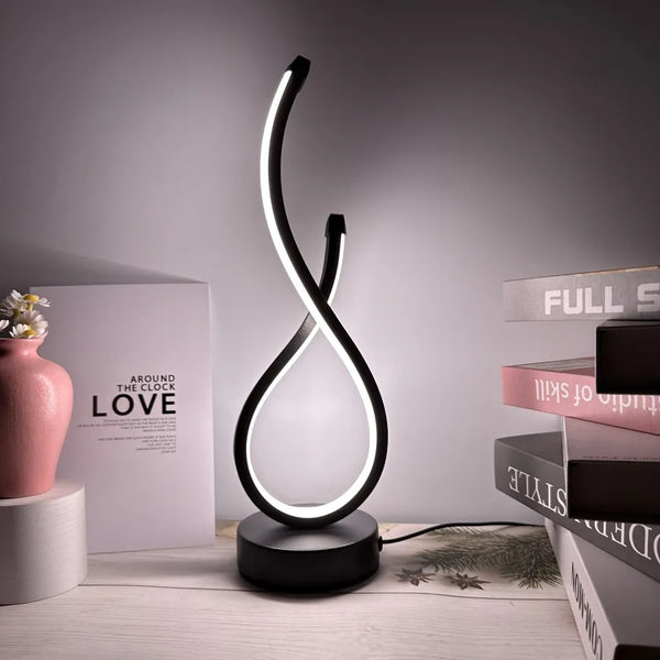 LED Table Lamp | Creative Nightstand Lamp for Bedroom, Restaurant & Café - POUEV