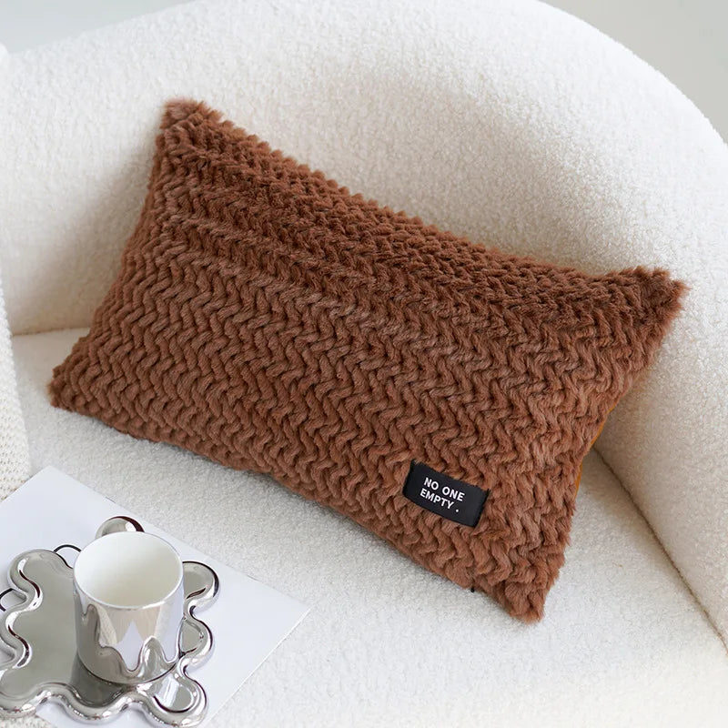 Nordic Luxe Kussenhoes | Borduursel Velvet Decoratieve Hoes - POUEV