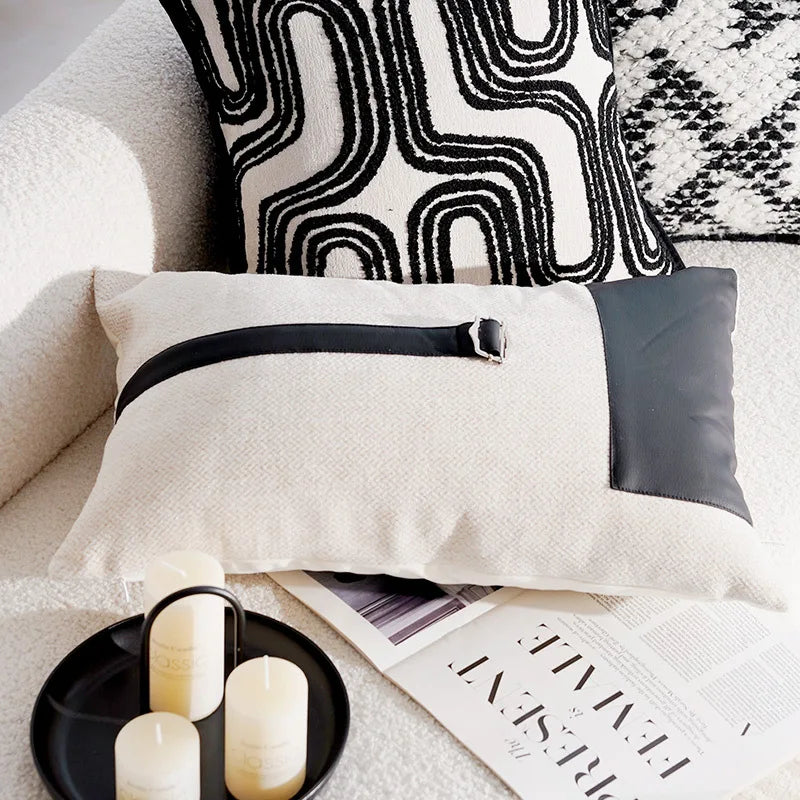 Franse Retro Kussenhoes | Moderne Decoratieve Kussenhoes - POUEV