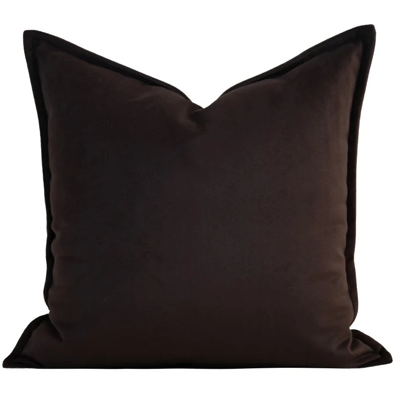 Woven Kussenhoes | Licht Luxe Design | PU Leer & Textiel Patchwork - POUEV