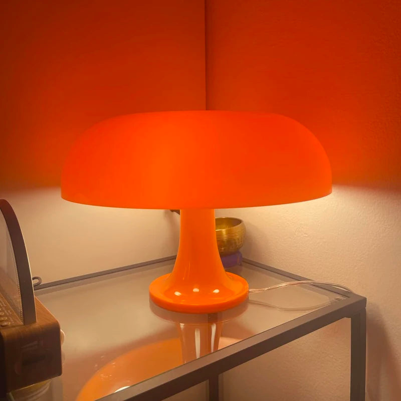 Italy Designer LED Mushroom Table Lamp | Modern Minimalist Desk Light - POUEV