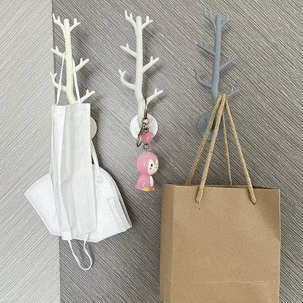 Branch Wall Hook | Decorative Key Holder and Organizer - POUEV