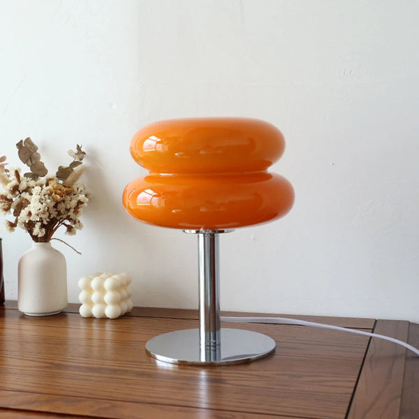 Macaron Glass Table Lamp | Trichromatic Dimming Atmosphere Lamp - POUEV