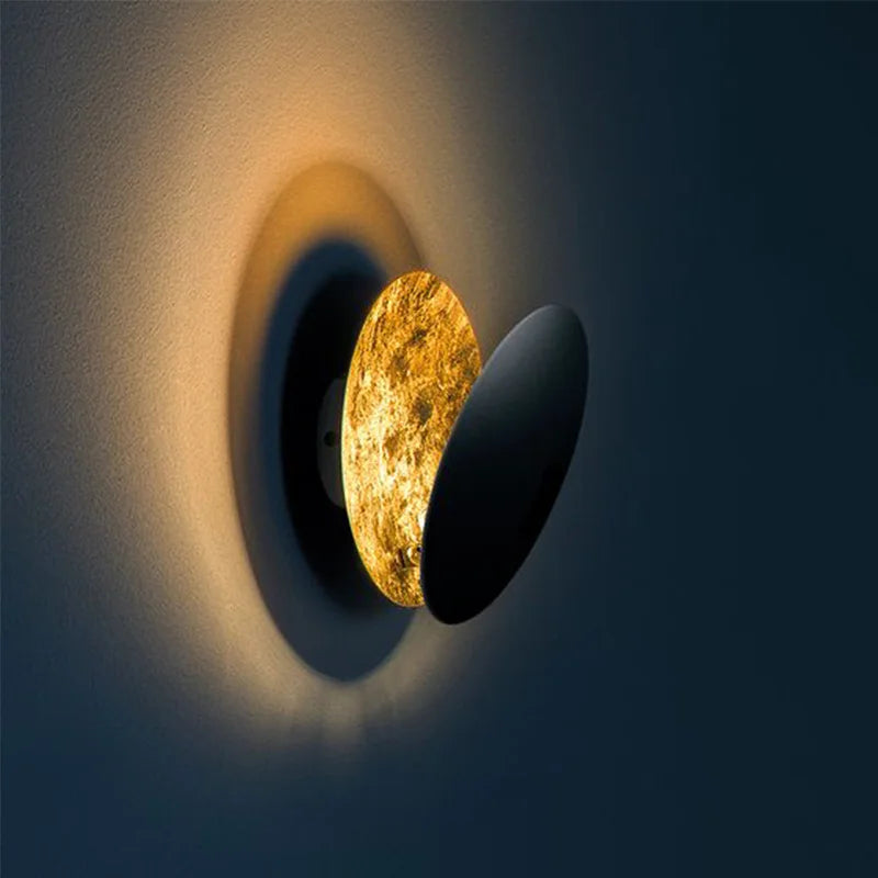 Wandlamp – Elegante Maan-gouden Ontwerp – Creëert Gezellige Sferen