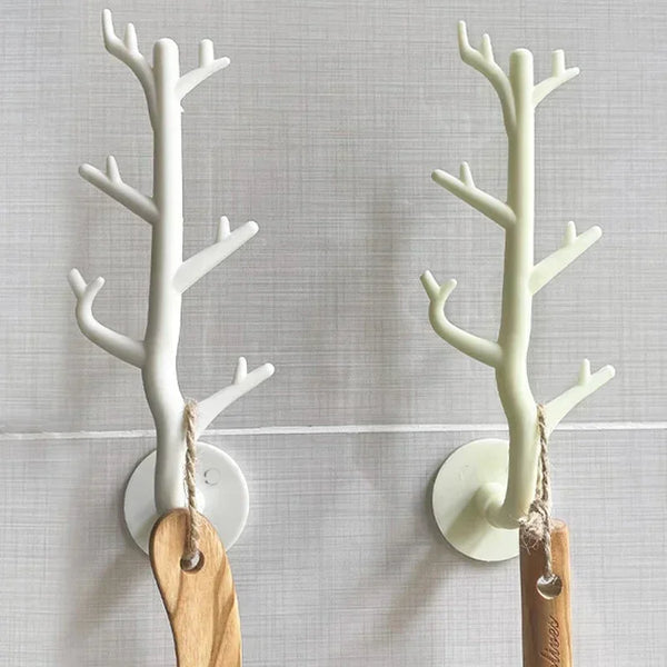 Branch Wall Hook | Decorative Key Holder and Organizer - POUEV