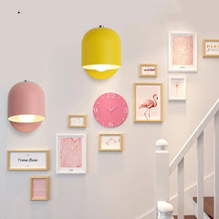 Nordic Modern LED Wall Lamp | Minimalist Macron Iron Decorative Light - POUEV