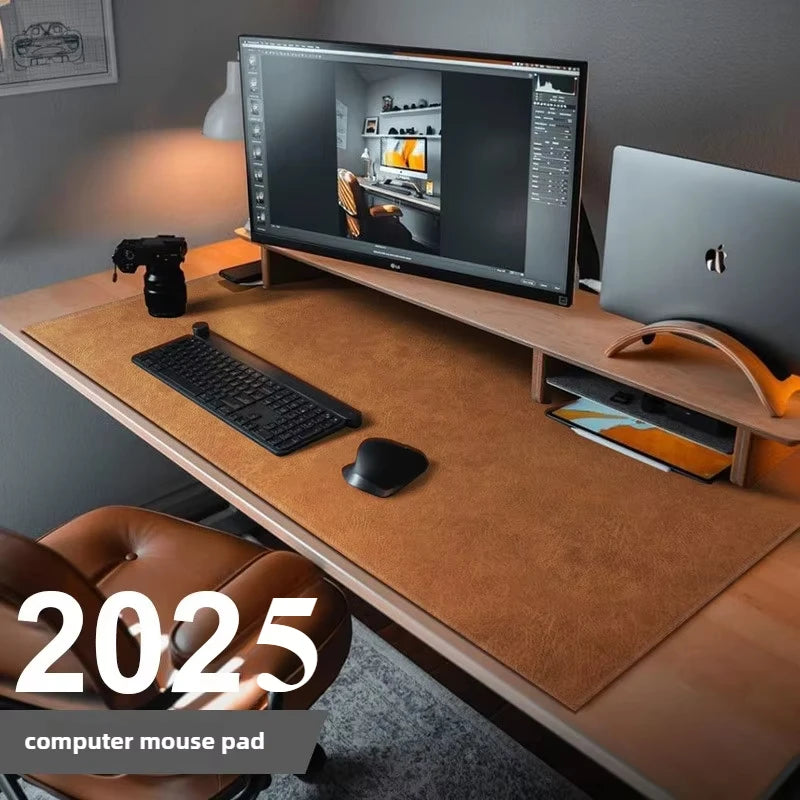 Grote Mousepad – Waterdicht | Antislip PU Suede Desk Mat voor Computer en Gaming - POUEV