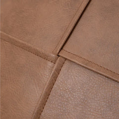 PU Leren Kussenhoes | Retro Patchwork Design | Luxe Decor voor Sofa - POUEV