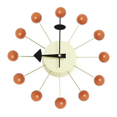 Nordic Nelson Ball Wall Clock | Silent & Stylish Wall Art for Modern Interiors