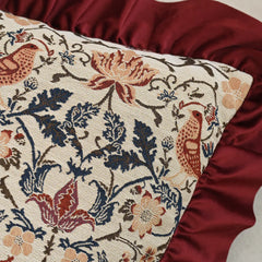 Nordic Luxe Kussenhoes | Retro Bloemenontwerp - POUEV