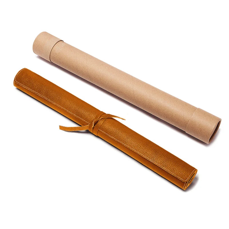 Bureau onderlegger | Echt leer | Desk mat voor computer en gaming - POUEV