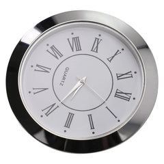 Mini Quartz Clock Insert | 55mm Round Clock Head for Handicrafts & Replacement