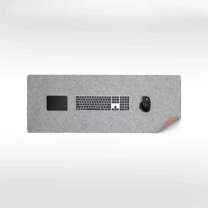 Bureau onderlegger | Gevoeld kurk | Antistatisch en geluidsreducerend - POUEV