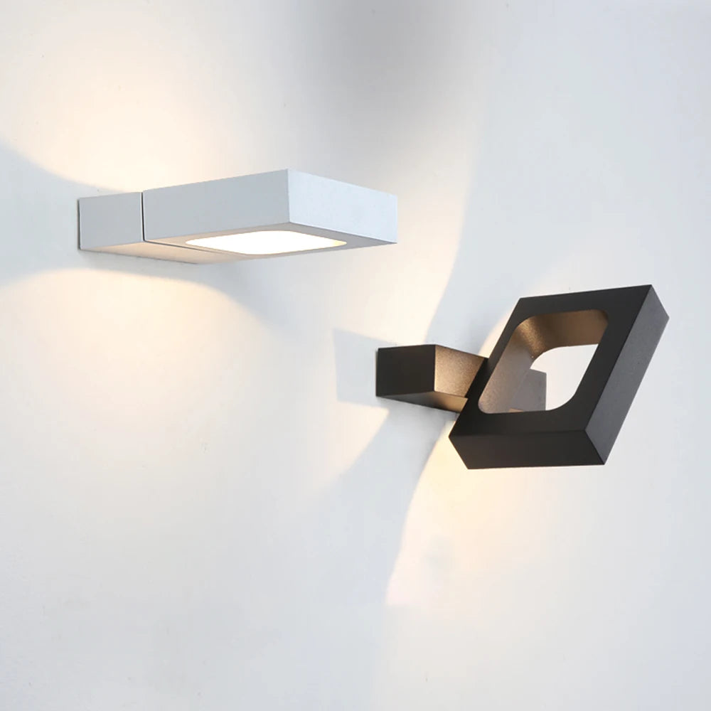 12W LED Indoor Wall Lamp | Modern Minimalist Aluminum Wall Light - POUEV