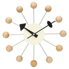 Nordic Nelson Ball Wall Clock | Silent & Stylish Wall Art for Modern Interiors