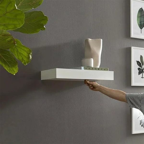 Hidden Floating Shelf with Secret Compartment | Concealed Wall Storage - POUEV