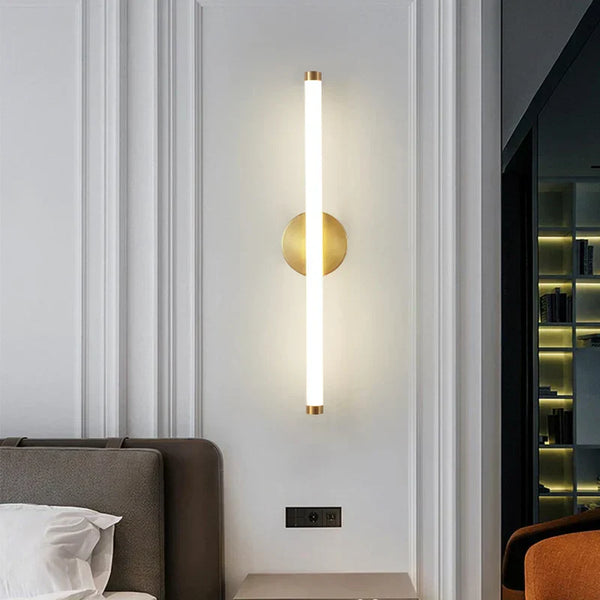Wandlamp – Elegante verlichting – Goud-acryl ontwerp
