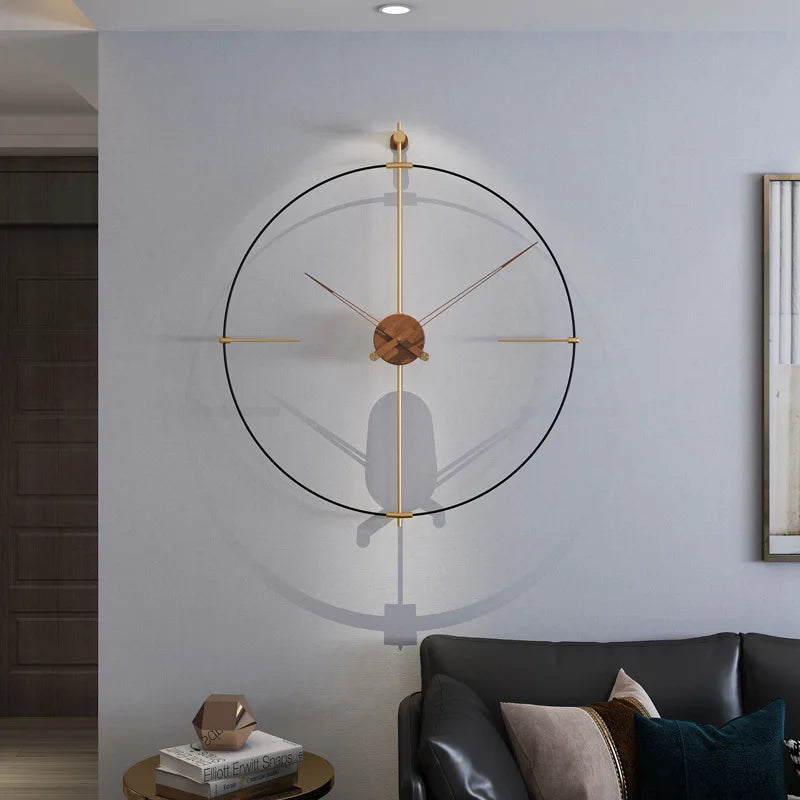 Luxury Nordic Wall Clock | Modern Minimalist Design | DIY Decorative Clock