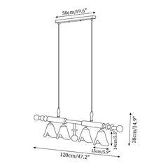 Hanglamp – Multi-lichtbron ontwerp – Geschikt voor diverse interieurstijlen