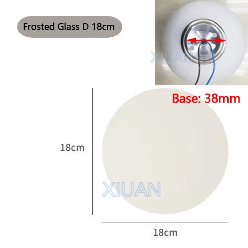 Modern Glass Wall Sconce | French Bauhaus Round Milk White Globe Lamp | Elegant Lighting - POUEV