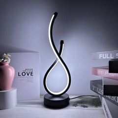 LED Table Lamp | Creative Nightstand Lamp for Bedroom, Restaurant & Café - POUEV