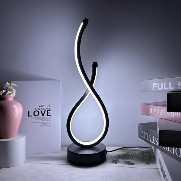 LED Table Lamp | Creative Nightstand Lamp for Bedroom, Restaurant & Café - POUEV