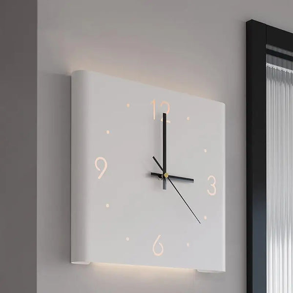 LED Double-Sided Corner Wall Clock with Remote Control