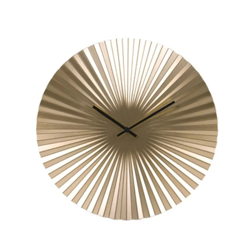 Modern Metal Wall Clock | Silent & Elegant Minimalist Clock for Home & Office