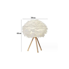 Feather Table Lamp | Romantic LED Light - POUEV