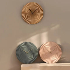Modern Metal Wall Clock | Silent & Elegant Minimalist Clock for Home & Office